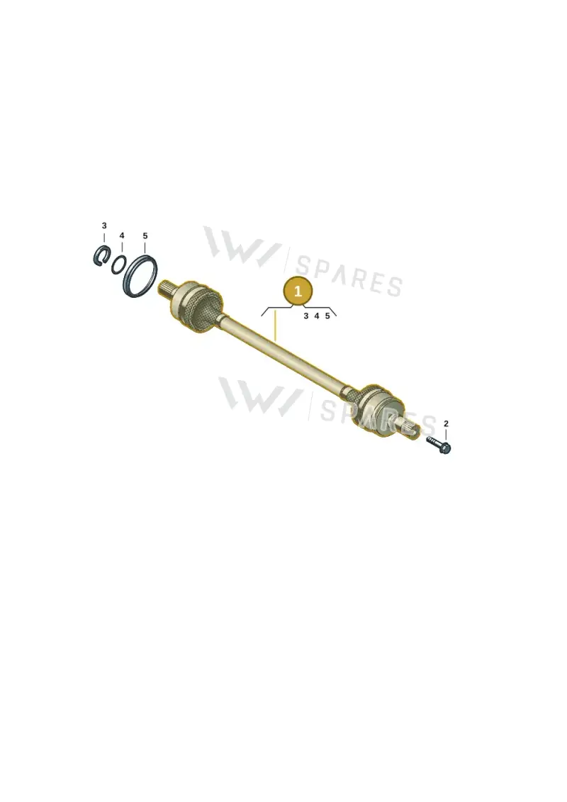 5WA501203 — Volkswagen Golf 2.0 BlueMotion (2019-2024) diagram 5h0501015, position 1