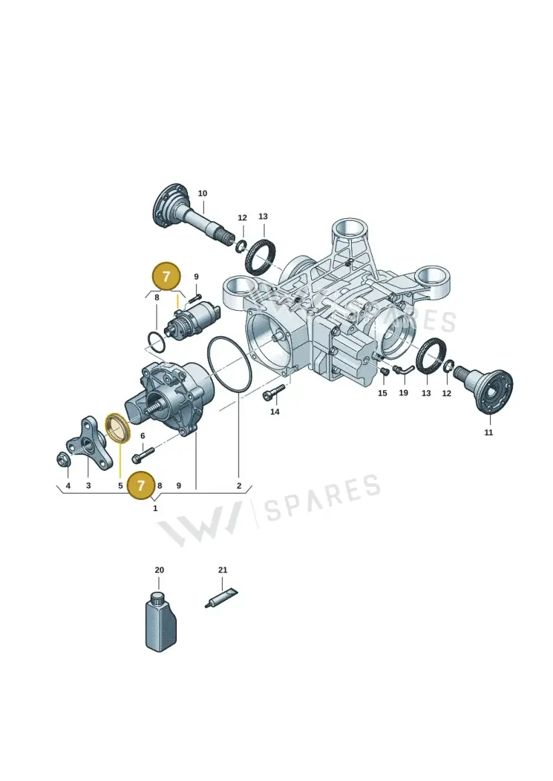 5WA907554M — Volkswagen Caddy Maxi Kombi (2020-2024) diagram 5h0525100, position 7