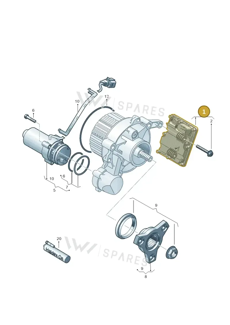 5WA907554M — Volkswagen Teramont (2021-2023) diagram 746525150, position 1