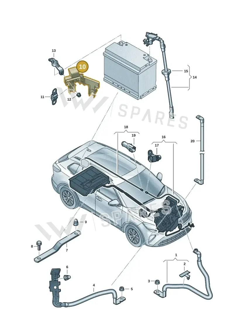 5WA937548E — Volkswagen Tiguan 2.0 (2023-) diagram 57x971130, position 10