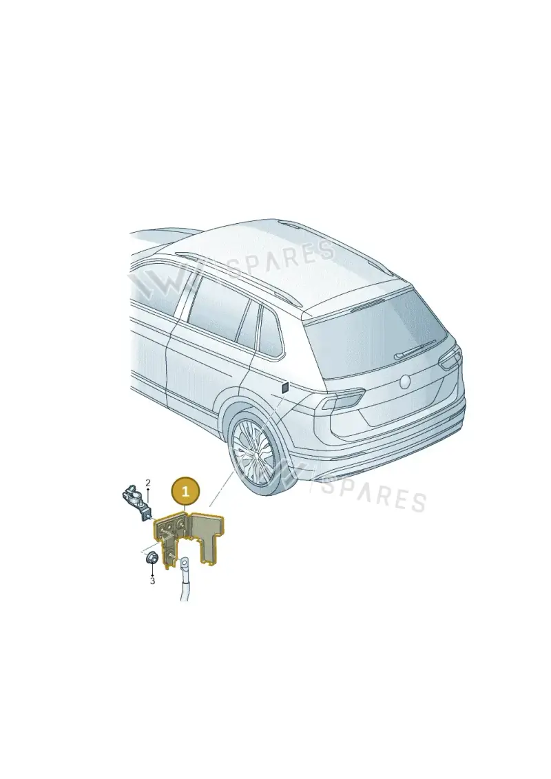 5WA937548E — Volkswagen Tiguan 2.0 4Motion (2016-2024) diagram 884937035, position 1