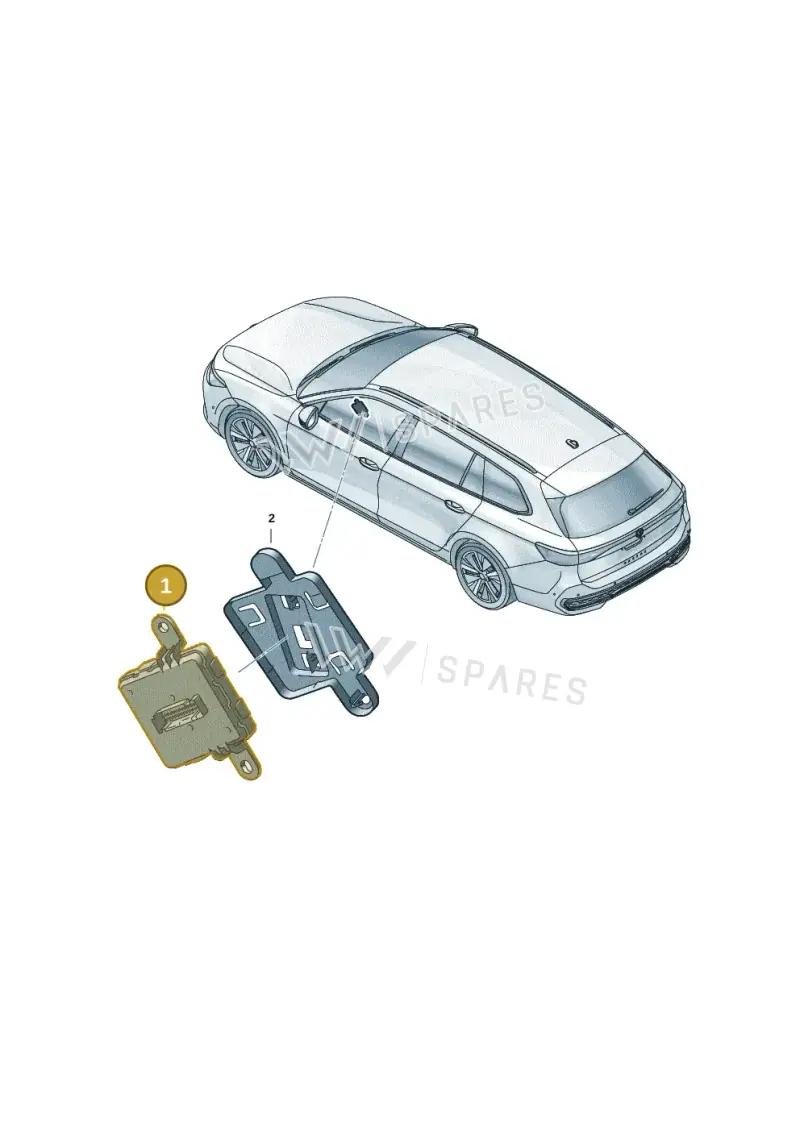 5WA959436M — Volkswagen Passat estate (2023-) diagram 3j0909100, position 1