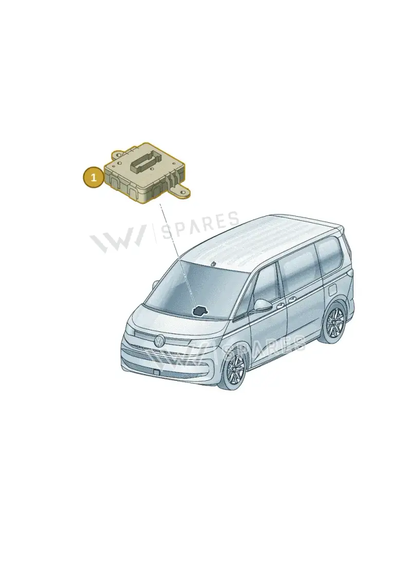 5WA959436M — Volkswagen Multivan (2021-) diagram 7t0909100, position 1