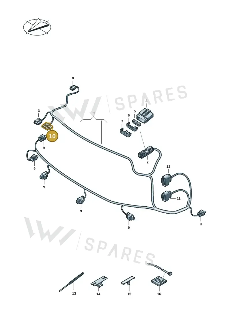 5WA973708 — Volkswagen Multivan (2021-) diagram 7t0971000, position 10