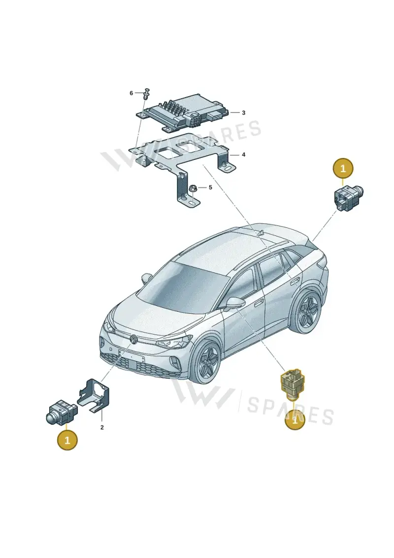 5WA980546D — Volkswagen ID.4 Pro (2020-2023) diagram 11a907020, position 1