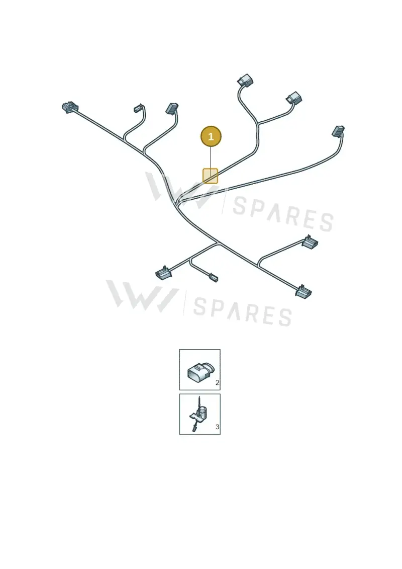 5WB971566E — Volkswagen Passat estate (2023-) diagram 3j0972655, position 1
