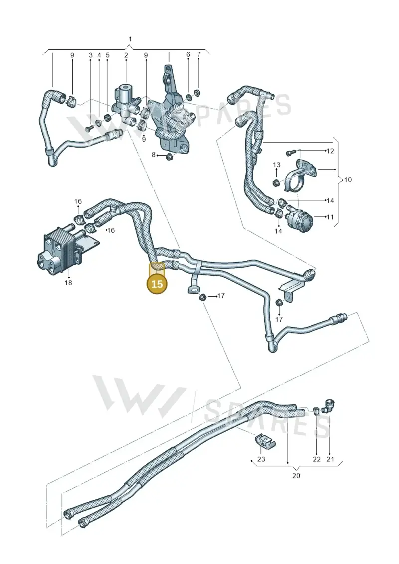 5WC819885 — Volkswagen Arteon (2017-2023) diagram 746819950, position 15