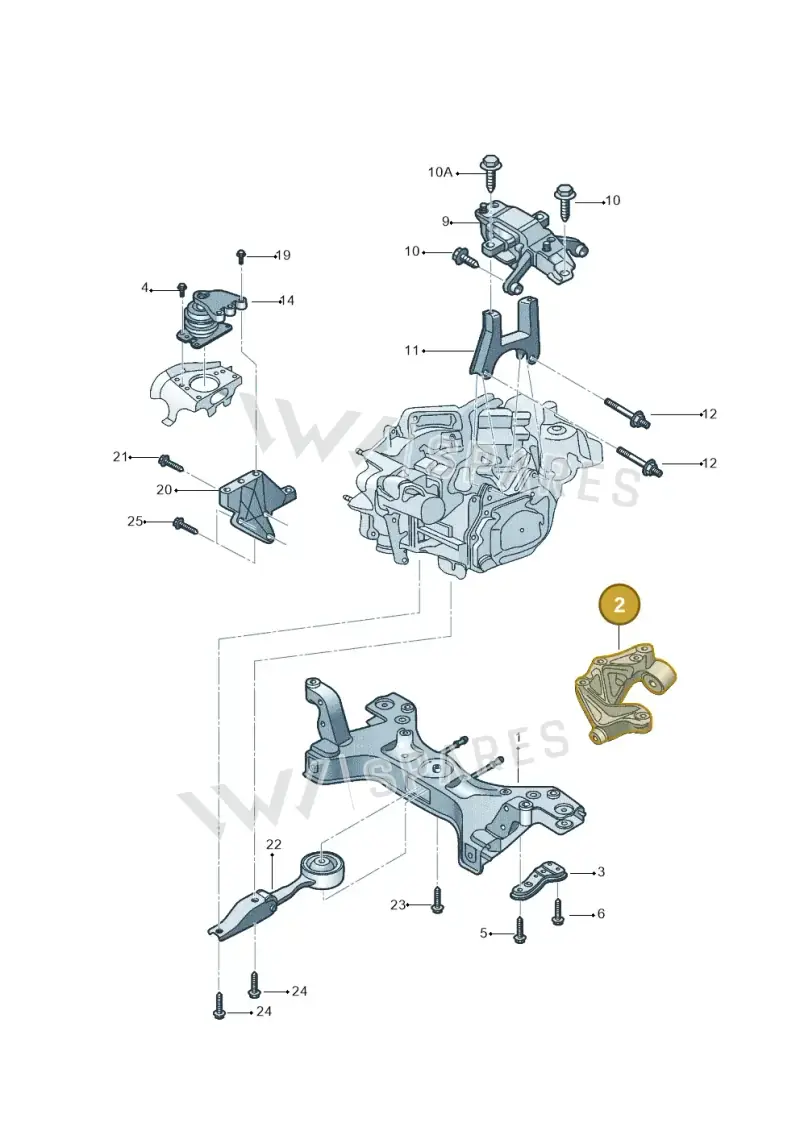 5Z0199294A — Volkswagen Crossfox (2014-2021) diagram 558199200, position 2