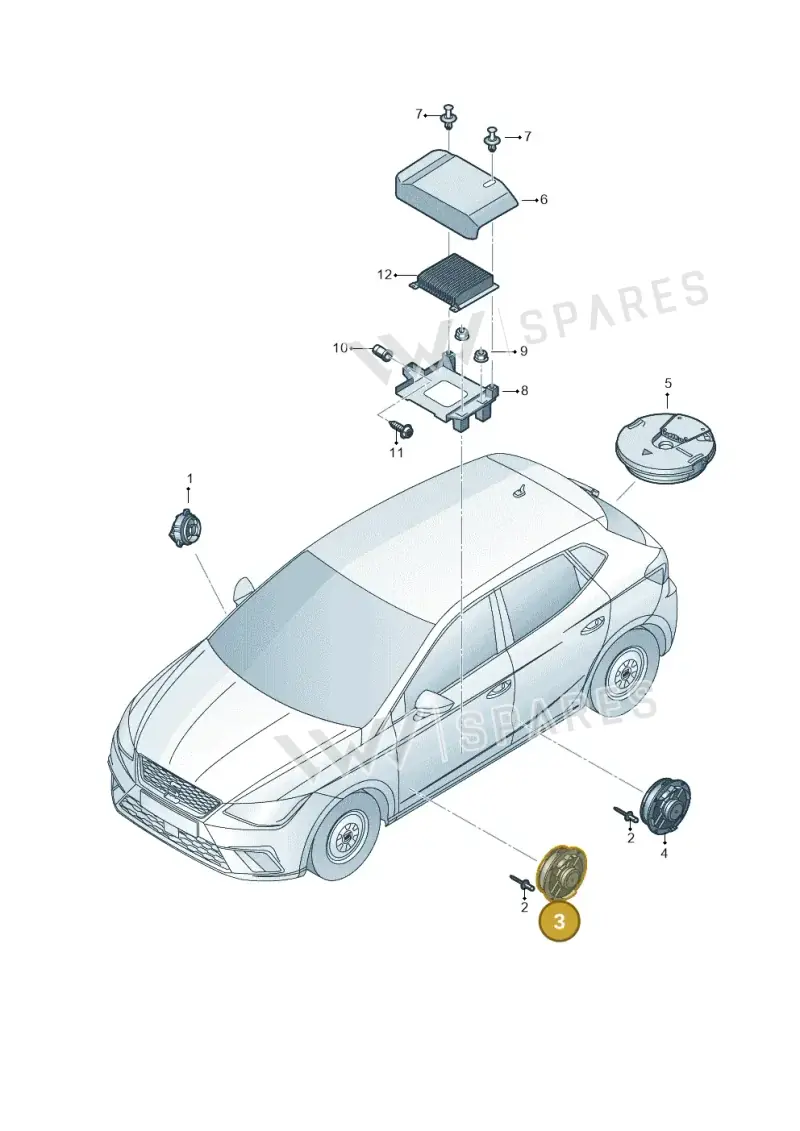 6C0035454 — SEAT Arona (2017-) diagram 835035350, position 3