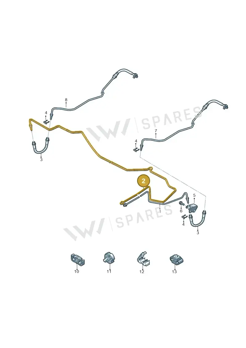6C0614742K — Volkswagen Polo 1.4 BlueMotion (2014-2017) diagram 773611320, position 2