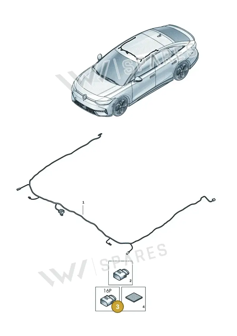 6C0919136 — Volkswagen ID.7 Limousine Pro (2023-) diagram 14b972150, position 3