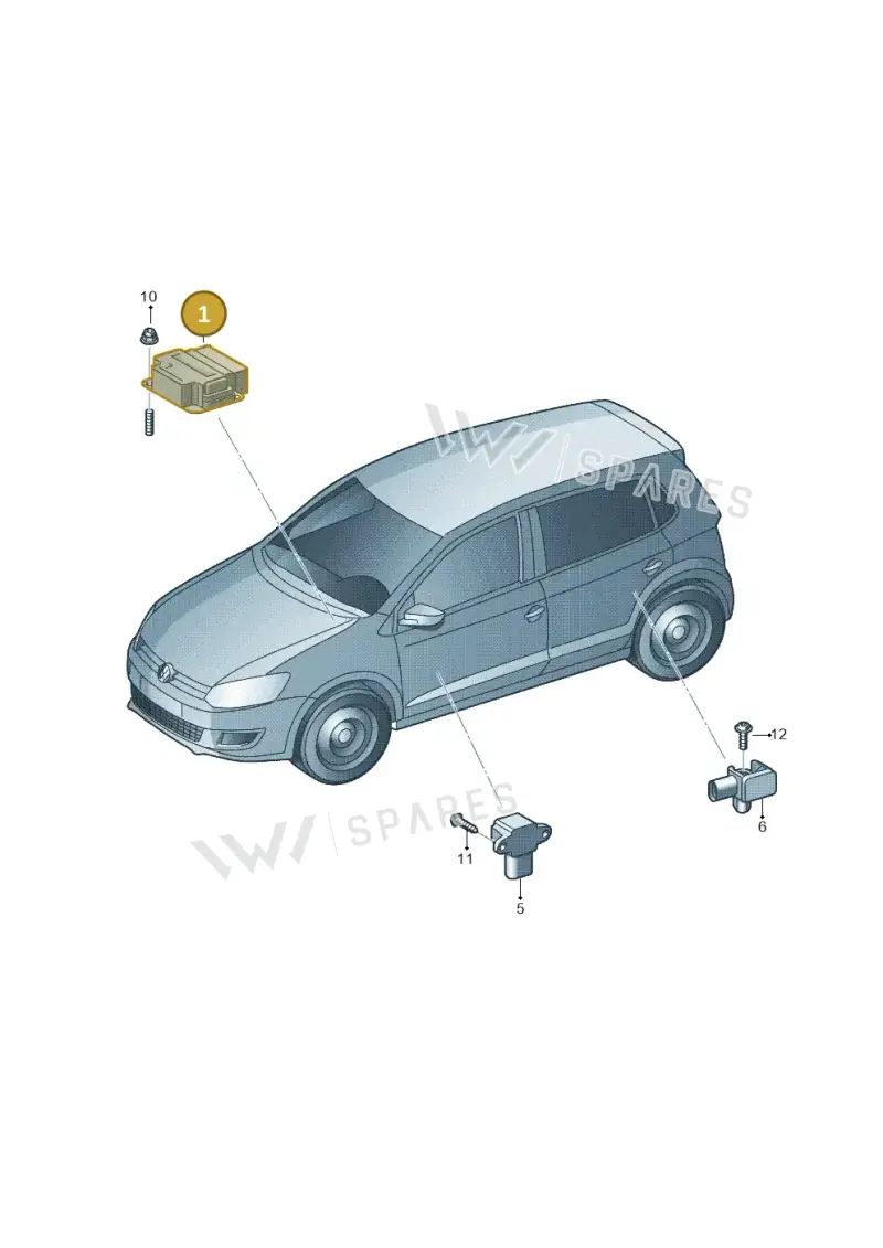 6C0959655AM — Volkswagen Jetta (2019-) diagram 672959300, position 1