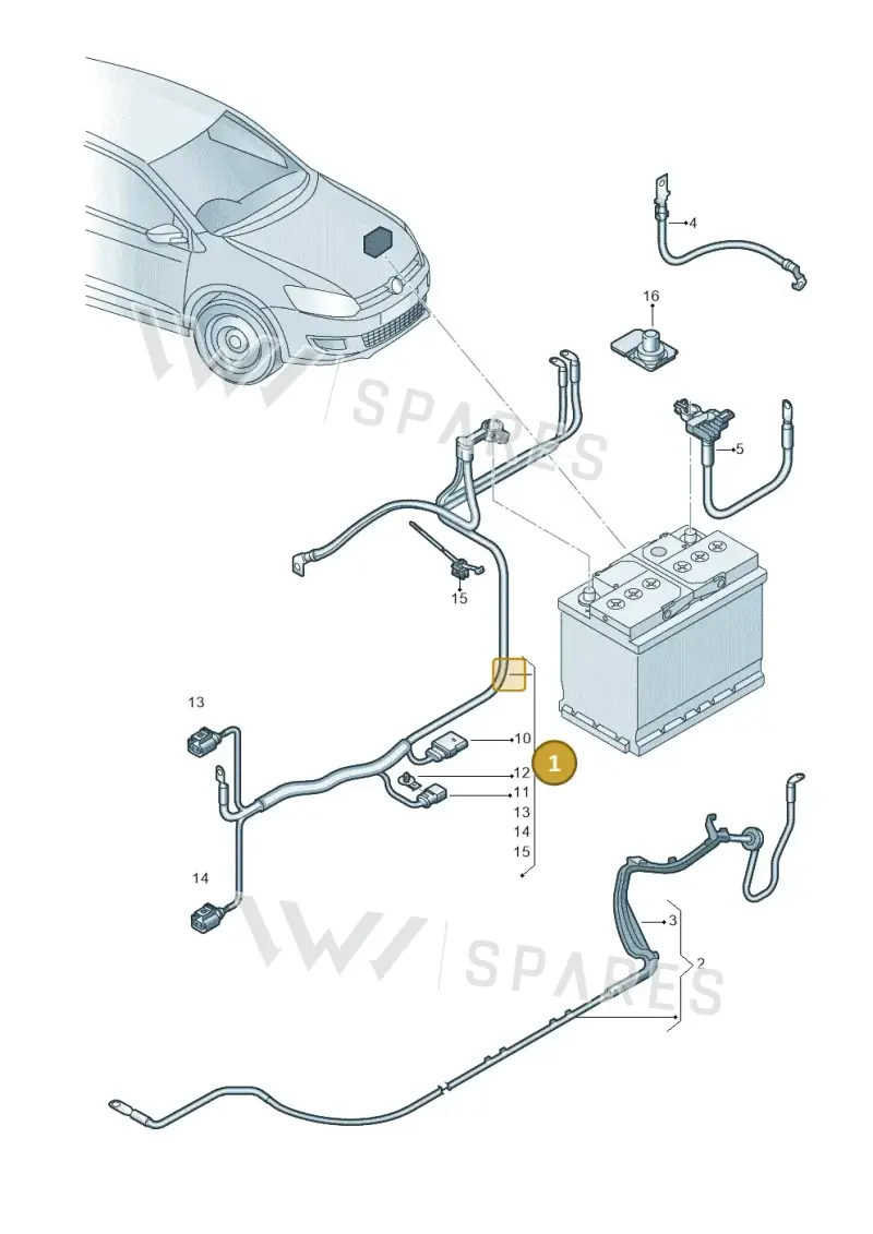 6C0971349PN — Skoda Fabia (2014-2022) diagram 797971650, position 1