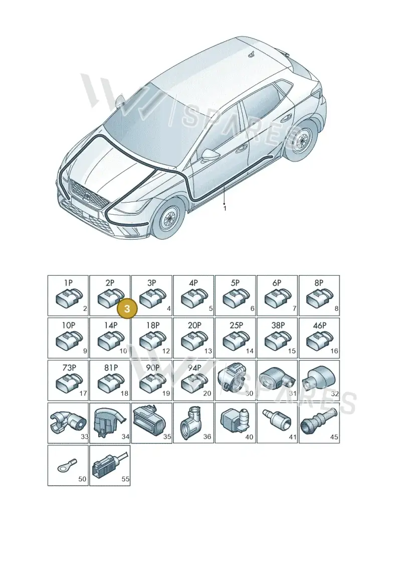 6C0972483 — SEAT Arona (2017-) diagram 835971080, position 3