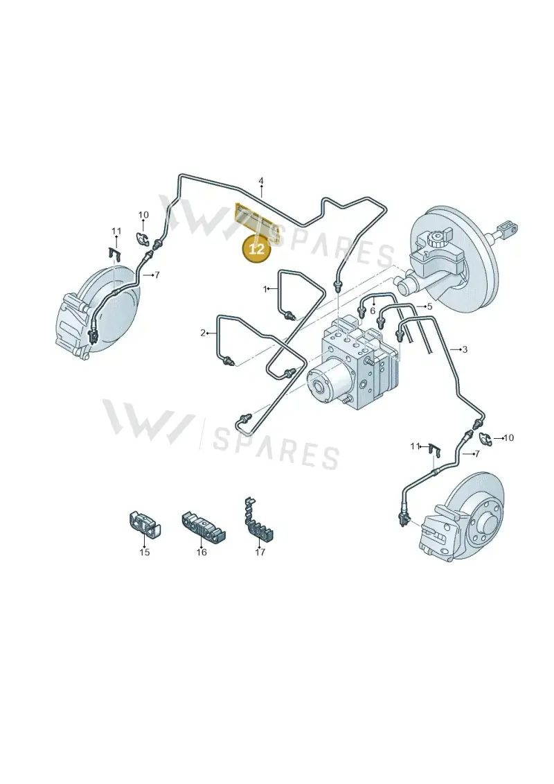6C1611716 — Skoda Fabia (2014-2022) diagram 773611200, position 12