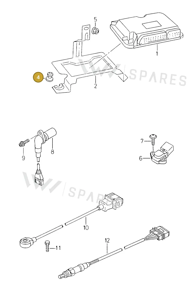 6K0906275 — Volkswagen POLO CLASSIC           06> (2005-) diagram 236906000, position 4