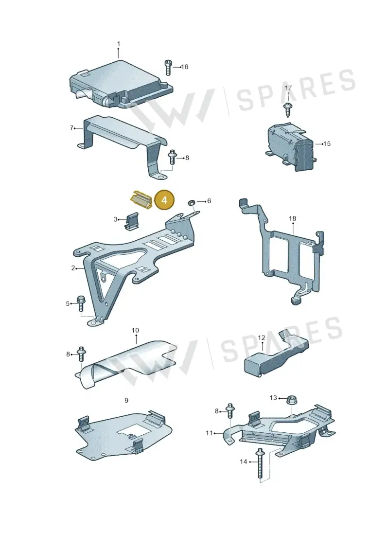 6N0906356A — Volkswagen Touareg                08> (2007-) diagram 274906200, position 4