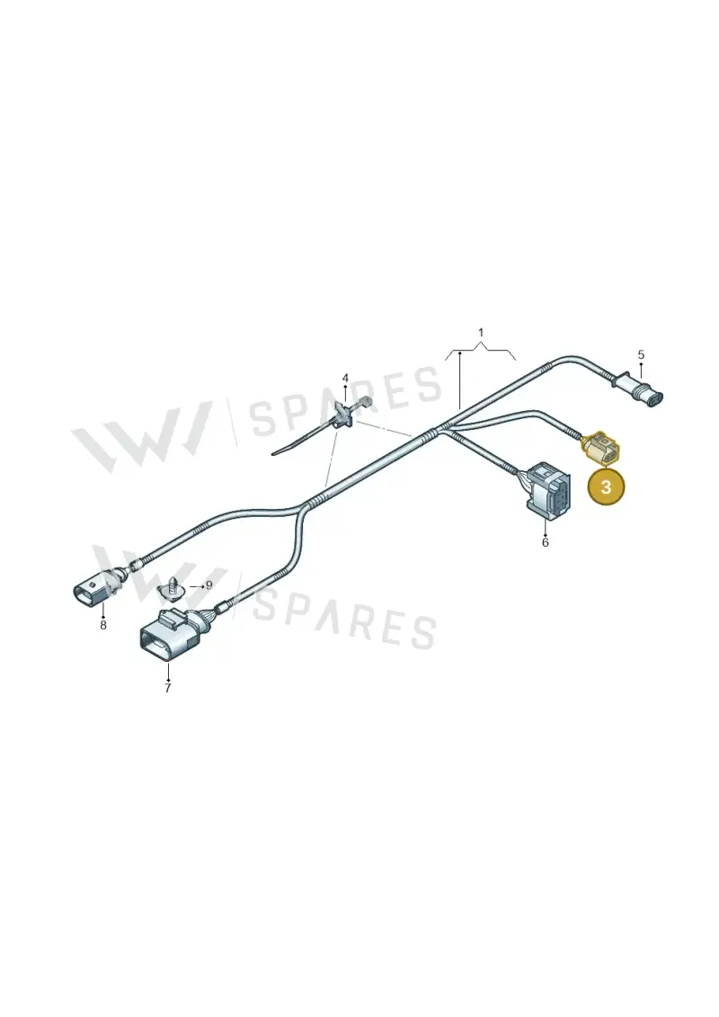 6N0927997A — Volkswagen Transp. caravelle (2011-2015) diagram 410971900, position 3