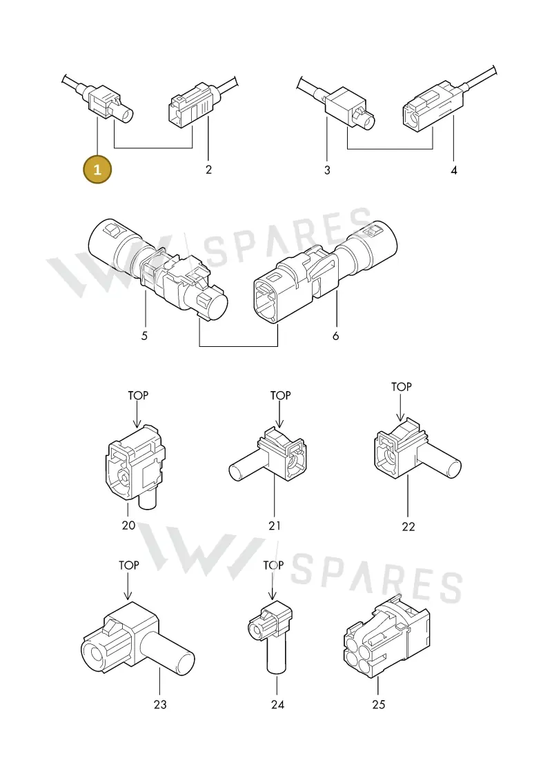 6Q0035575 — Volkswagen 1J0 platform diagram 198035210, position 1