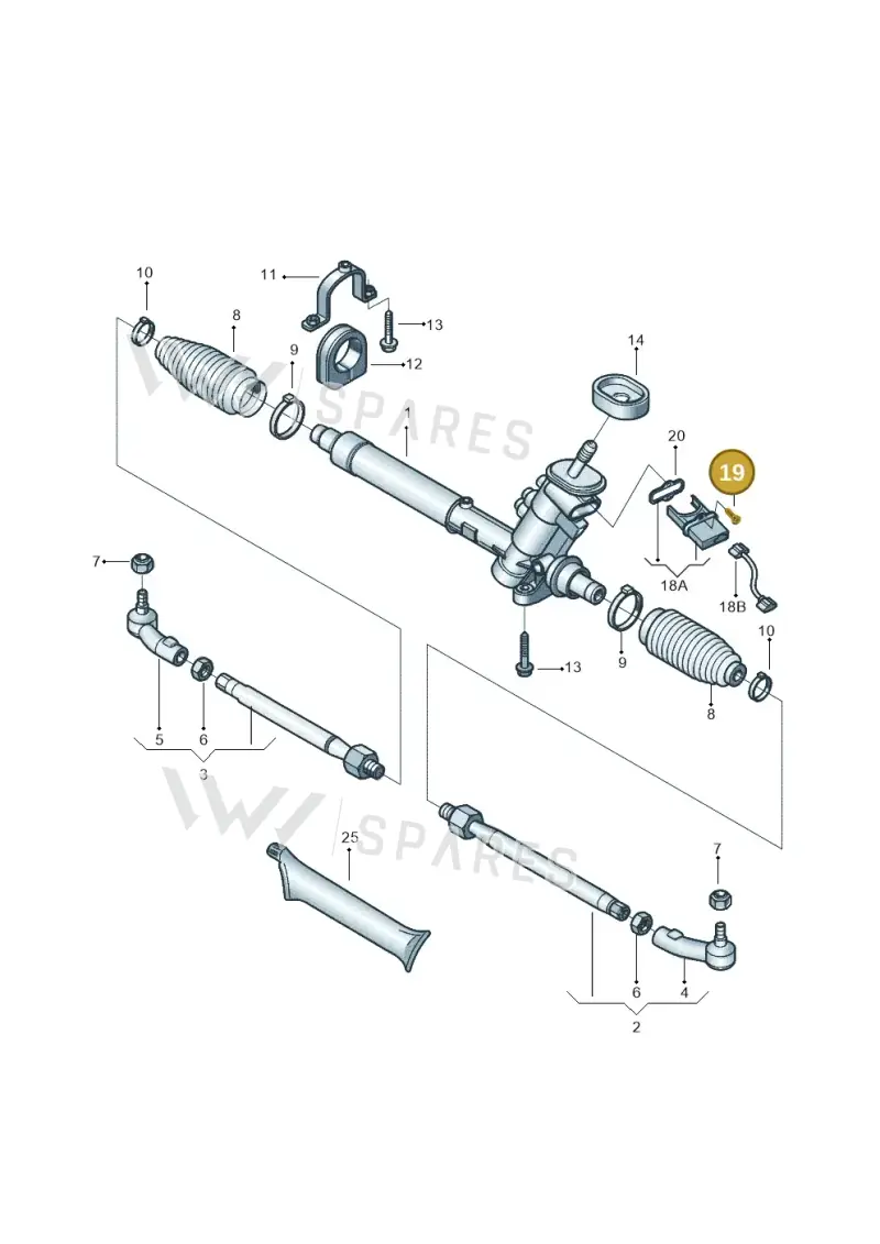 6Q0423265B — Volkswagen FOX                  M.05> (2005-) diagram 370423040, position 19