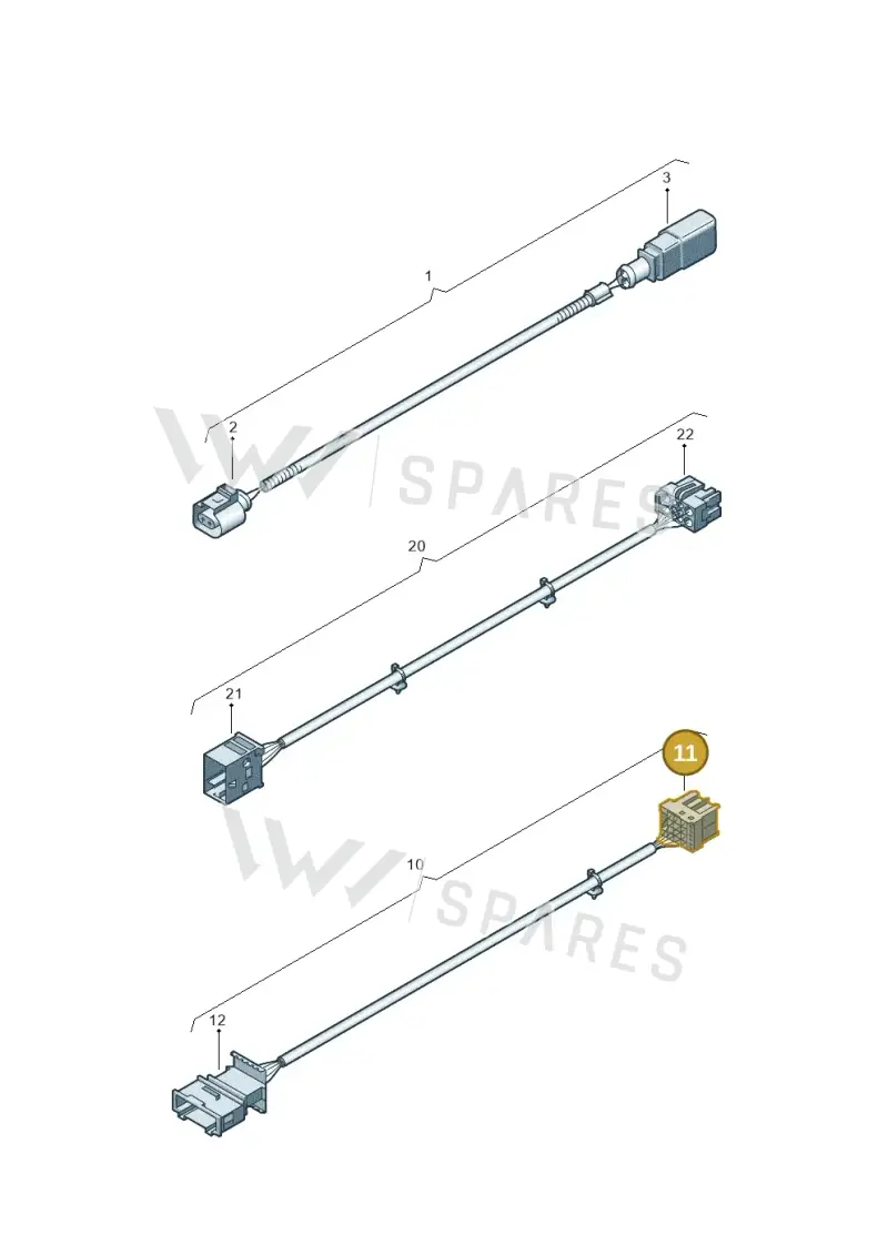 6Q0959382 — Volkswagen Phaeton 4motion (2010-2016) diagram 258971850, position 11