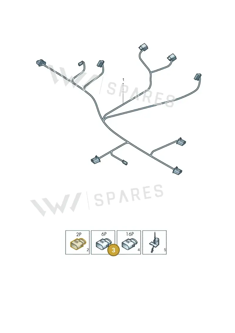 6Q0972706 — Volkswagen Tiguan 2.0 (2023-) diagram 57x972655, position 3