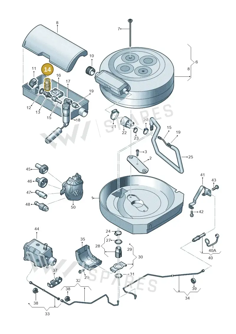 6R0201366 — SEAT Ibiza (2012-) diagram 672201090, position 14
