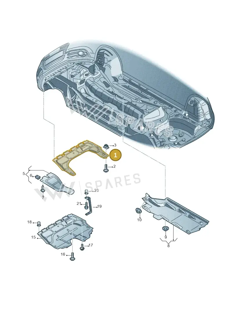 6R0825235E — SEAT Ibiza (2015-) diagram 678825000, position 1