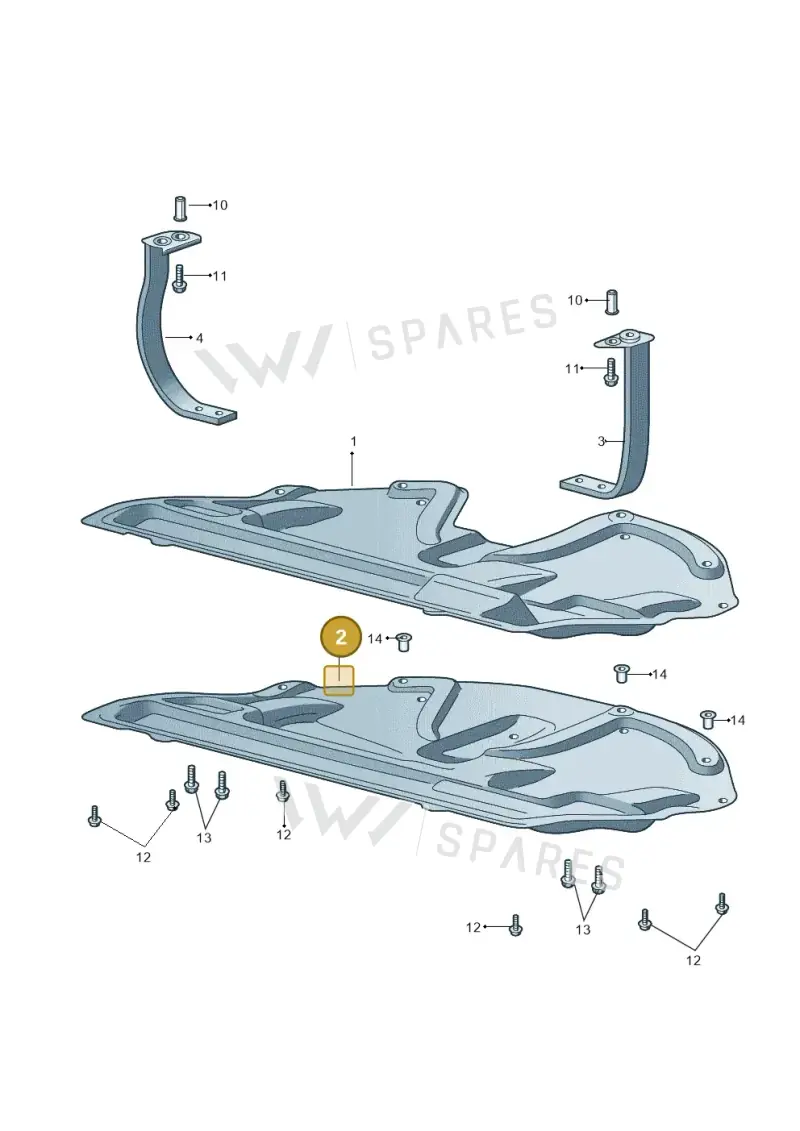 6R0825902A — Skoda Roomster (2010-2015) diagram 697018050, position 2