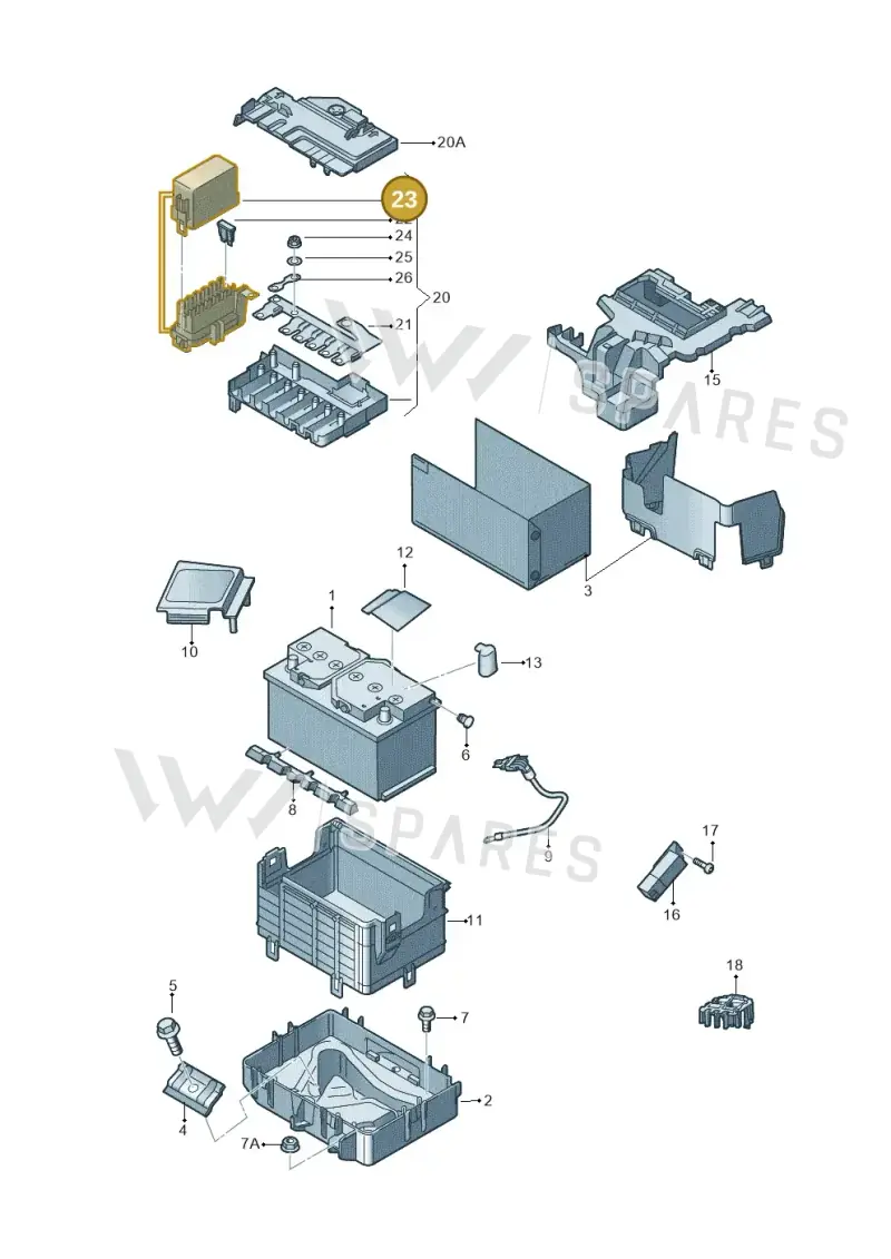 6R0915441 — SEAT Toledo (2015-2019) diagram 740915000, position 23