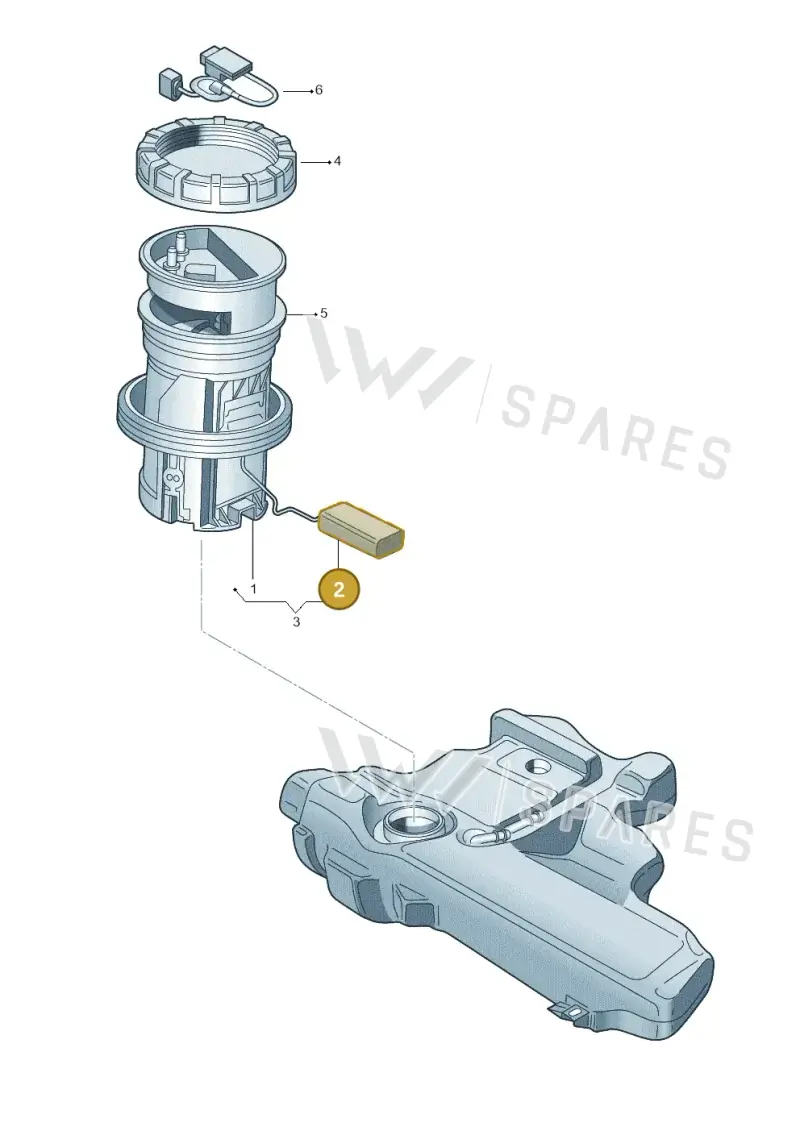 6R0919673B — Skoda Fabia (2014-2022) diagram 481919300, position 2