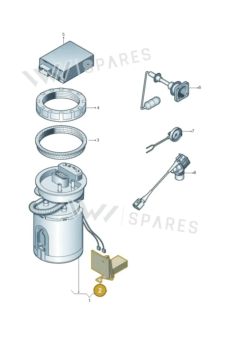 6R0919673 — SEAT Ibiza (2015-) diagram 672919300, position 2
