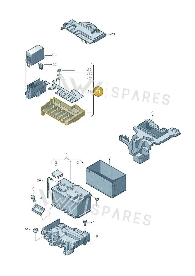 6R0937548F — SEAT Ibiza Reference (2008-2011) diagram 672915000, position 11