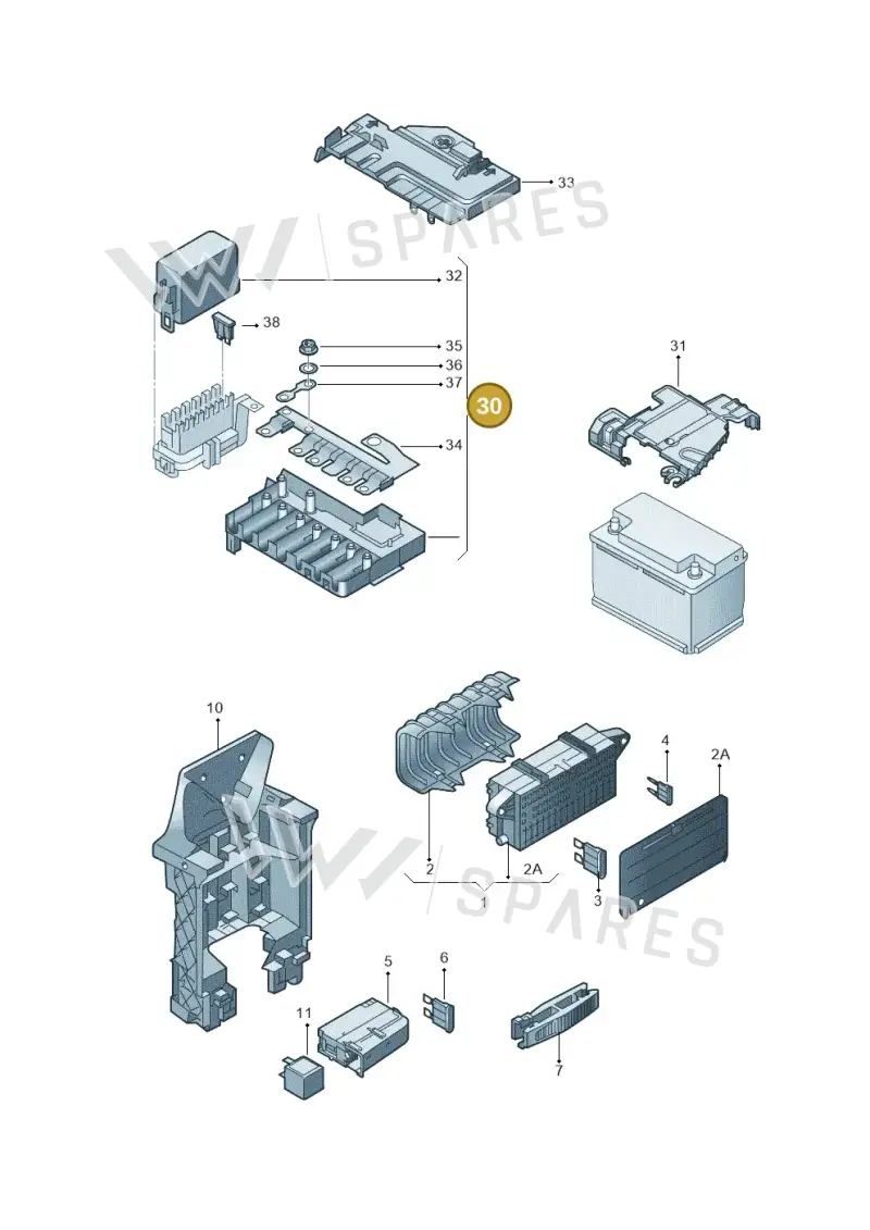 6R0937548F — Volkswagen up! (2016-2023) diagram 723937000, position 30