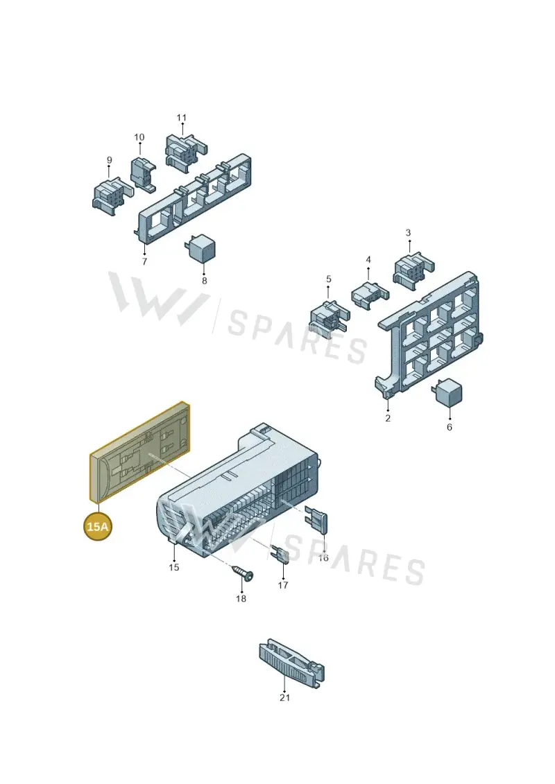 6R0937565 — Volkswagen Caddy (2015-2020) diagram 694937000, position 15A