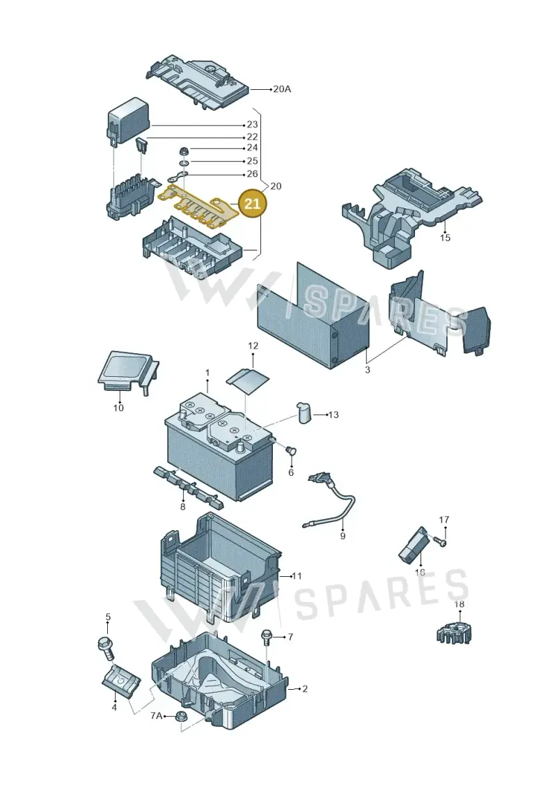 6R0937629B — Skoda Rapid (2012-2022) diagram 740915000, position 21