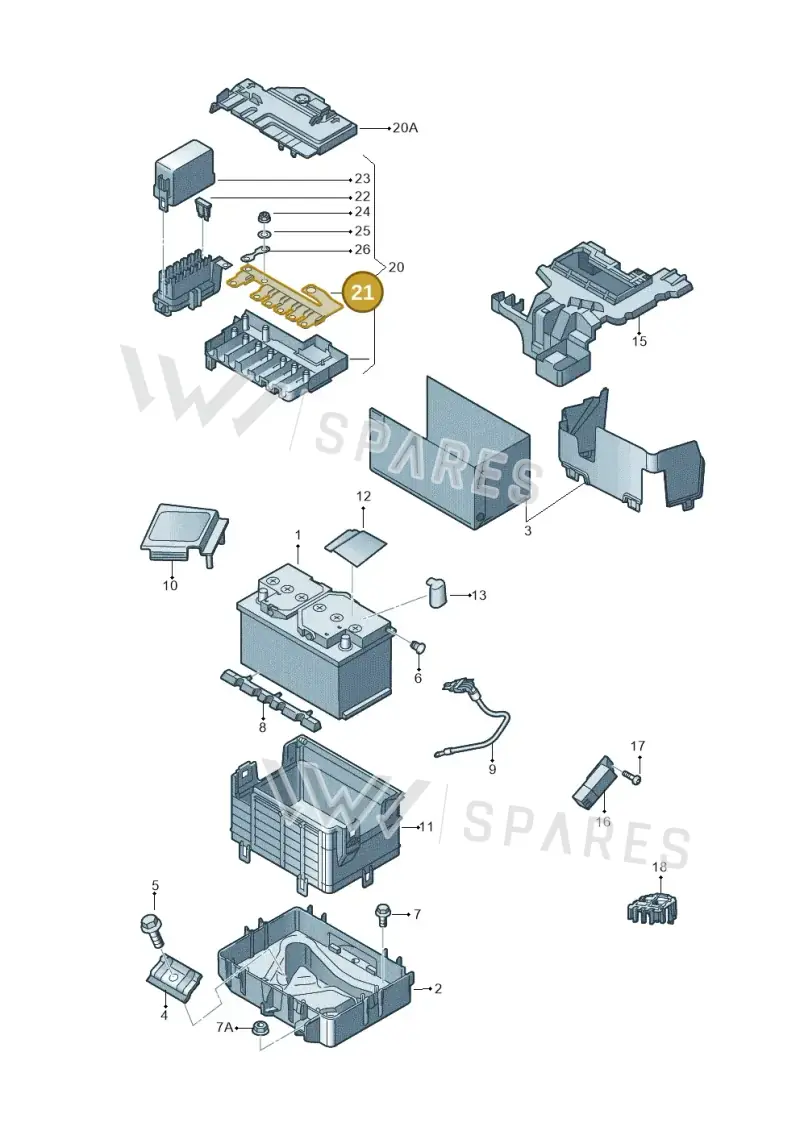 6R0937629D — Skoda Rapid (2012-2022) diagram 740915000, position 21