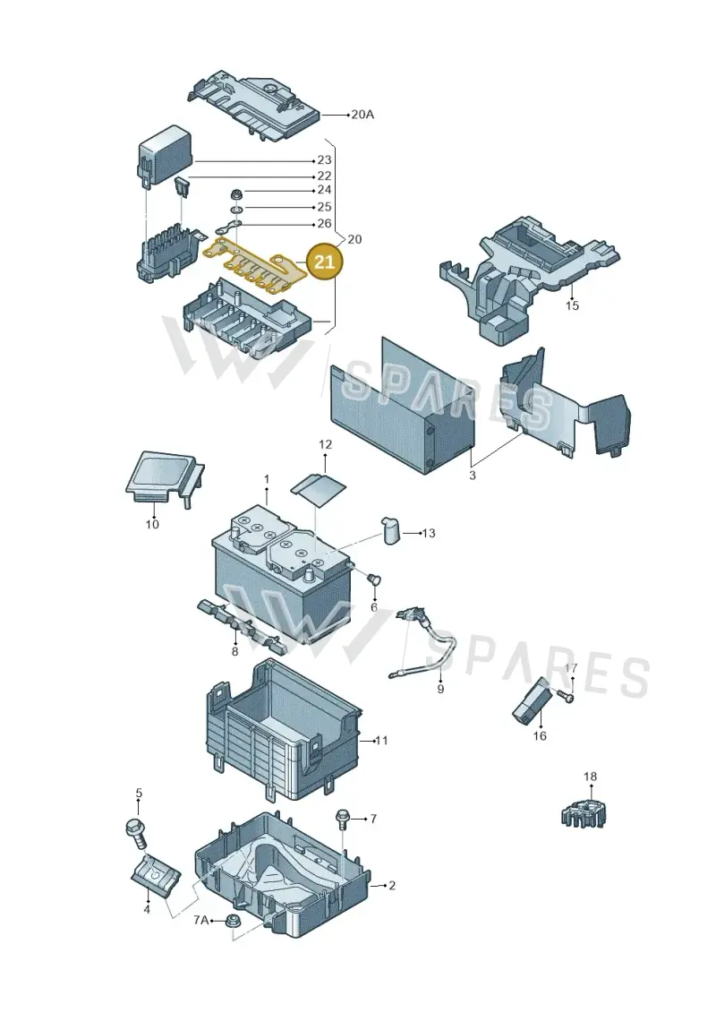6R0937629D — SEAT Toledo (2015-2019) diagram 740915000, position 21