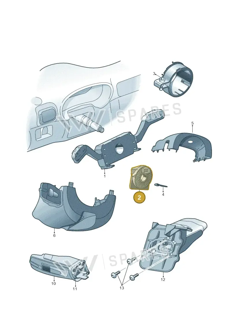 6R0959654 — Skoda Roomster (2010-2015) diagram 481953500, position 2