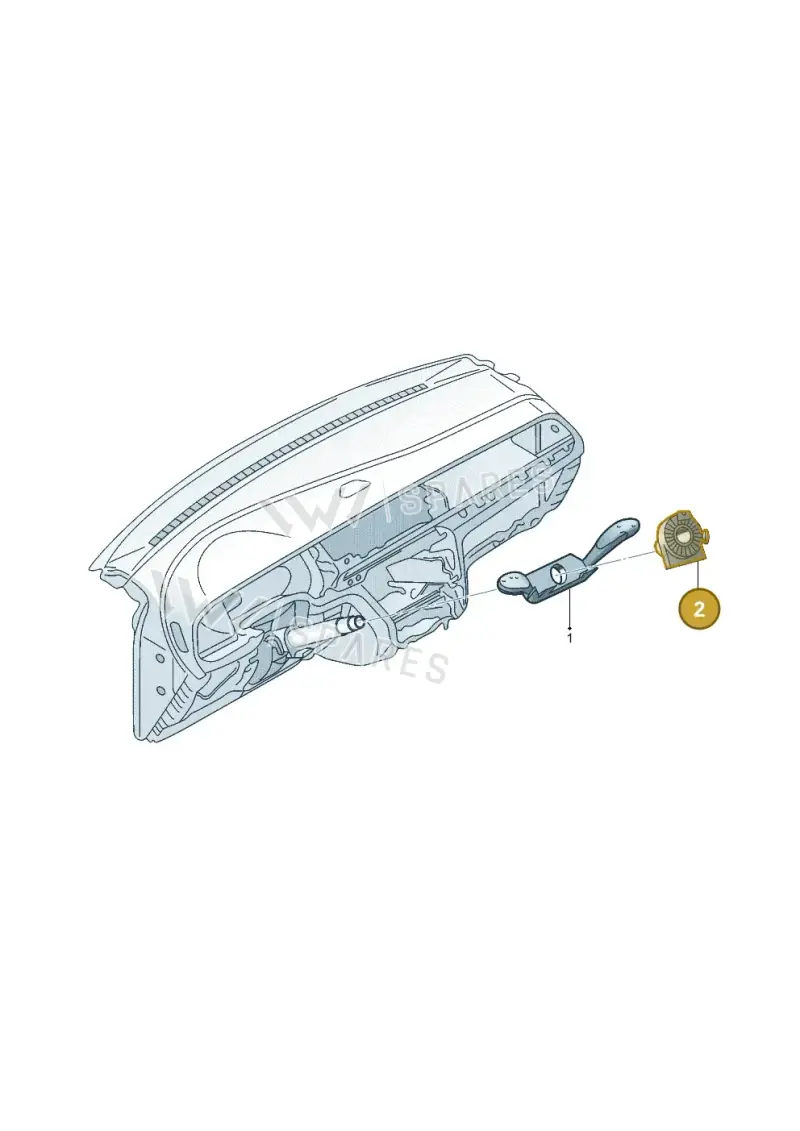 6R0959654 — Volkswagen Saveiro (2016-2017) diagram 565953510, position 2