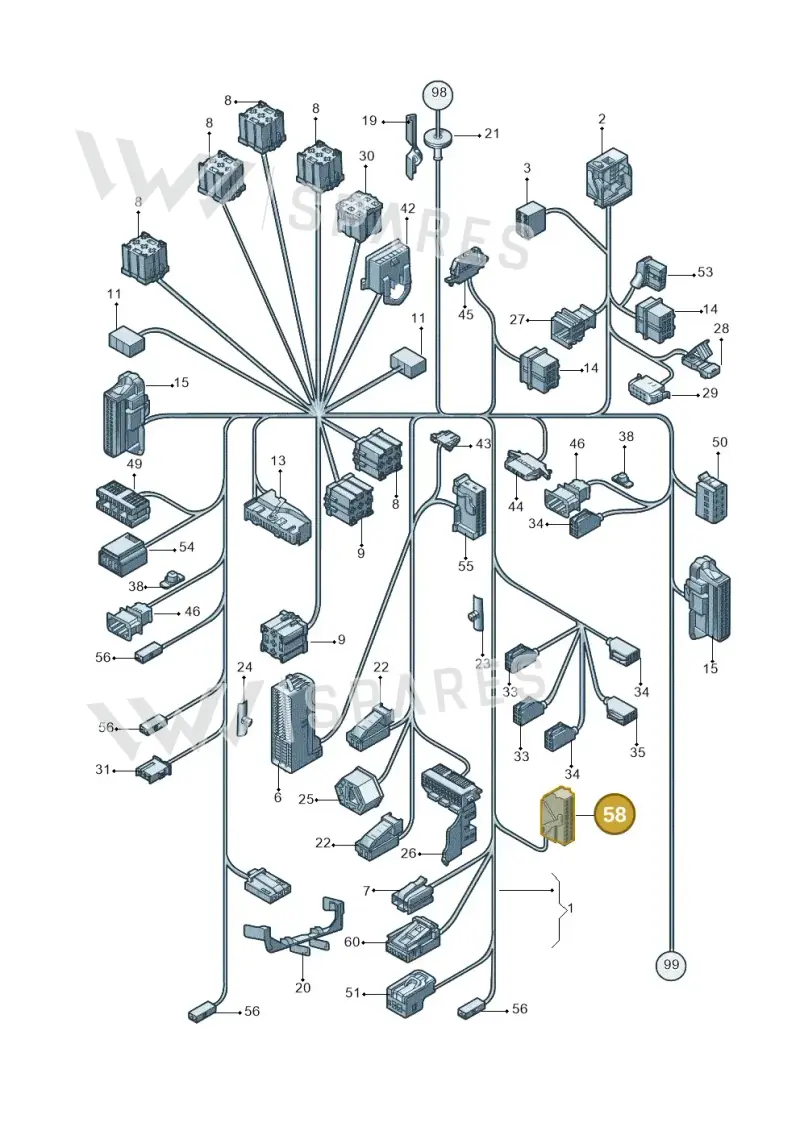 6R0973206 — Volkswagen Santana (2012-2023) diagram 756971830, position 58