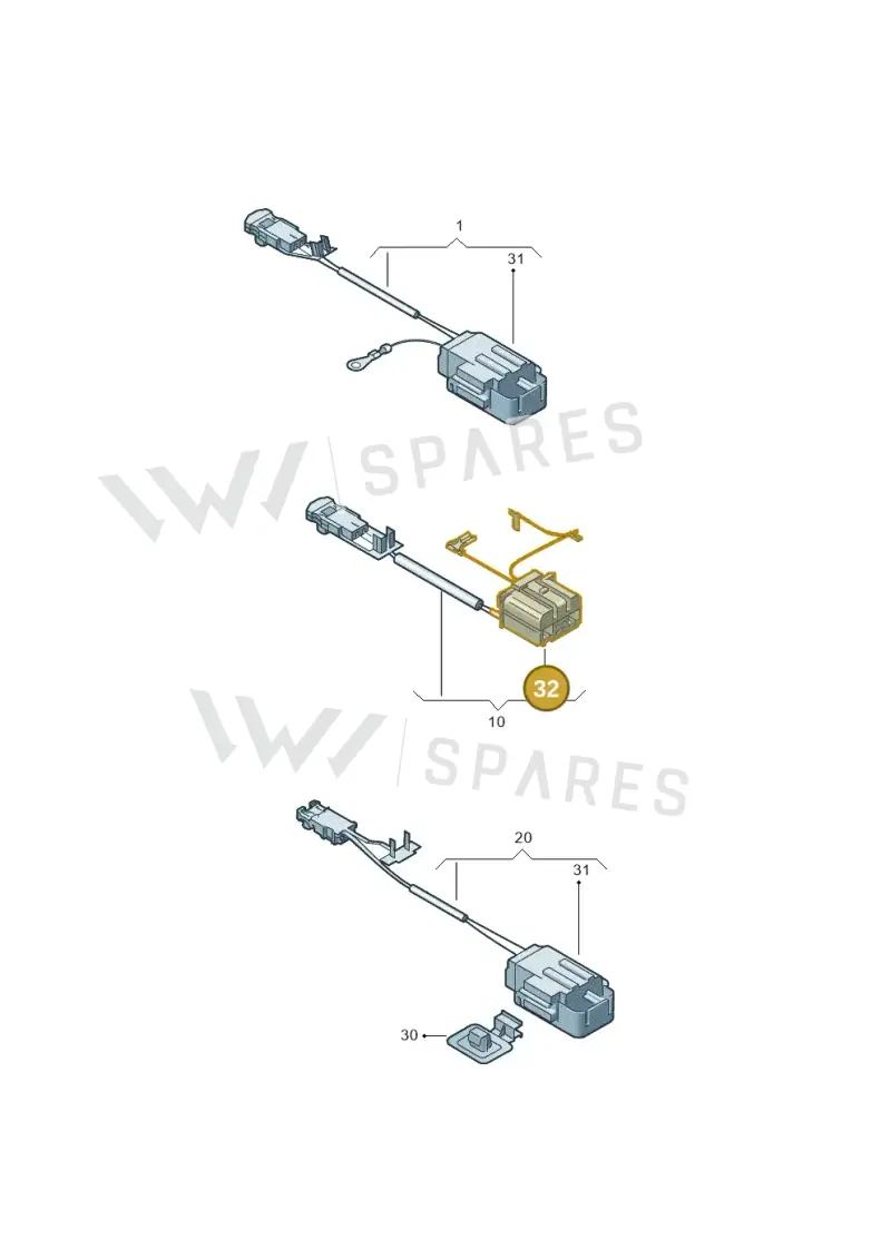 6X0972926 — Volkswagen Polo (2008-2009) diagram 253972250, position 32