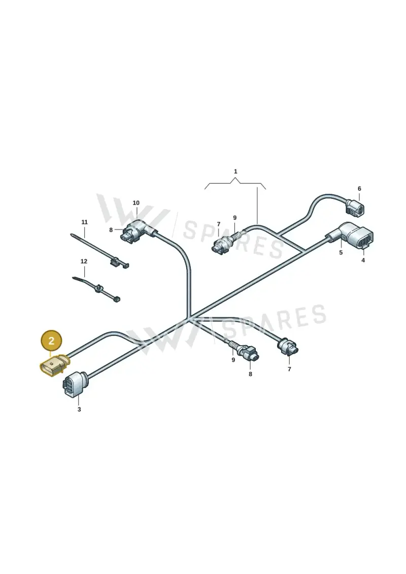 6X0973815 — Volkswagen Amarok twin cab (2022-) diagram 439971018, position 2