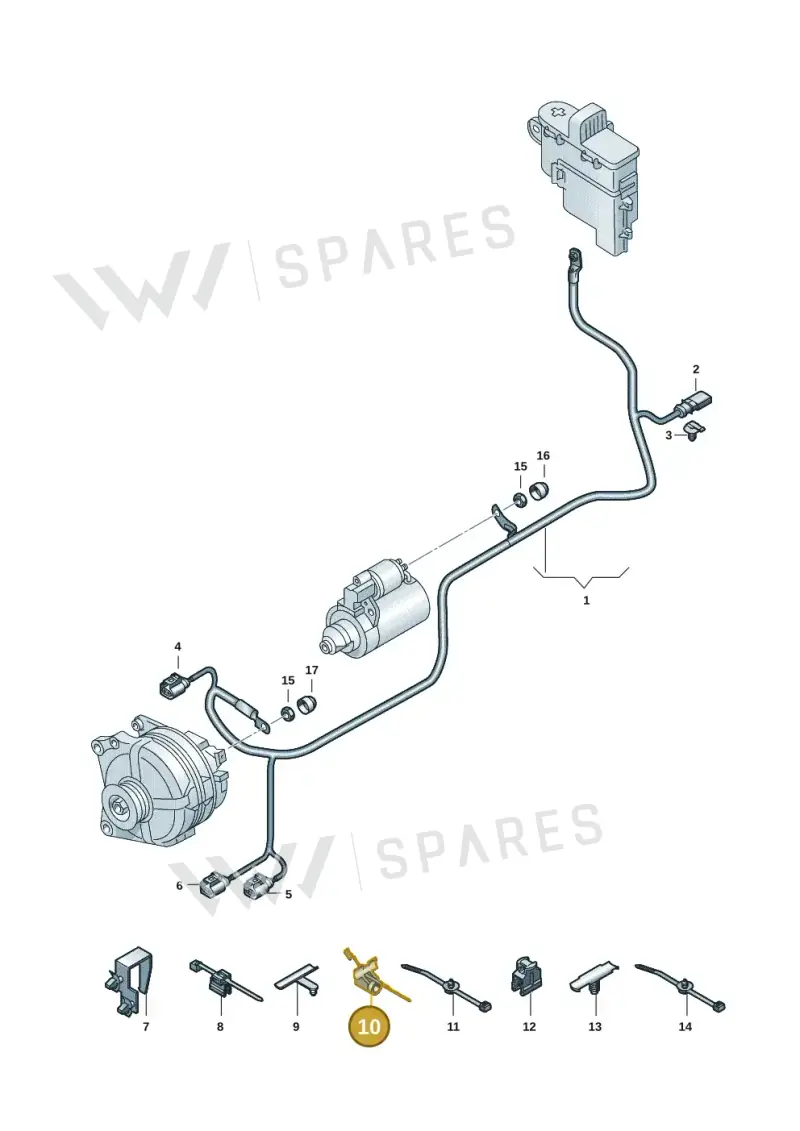 6Y0971850 — Volkswagen Multivan (2021-) diagram 7t0971100, position 10