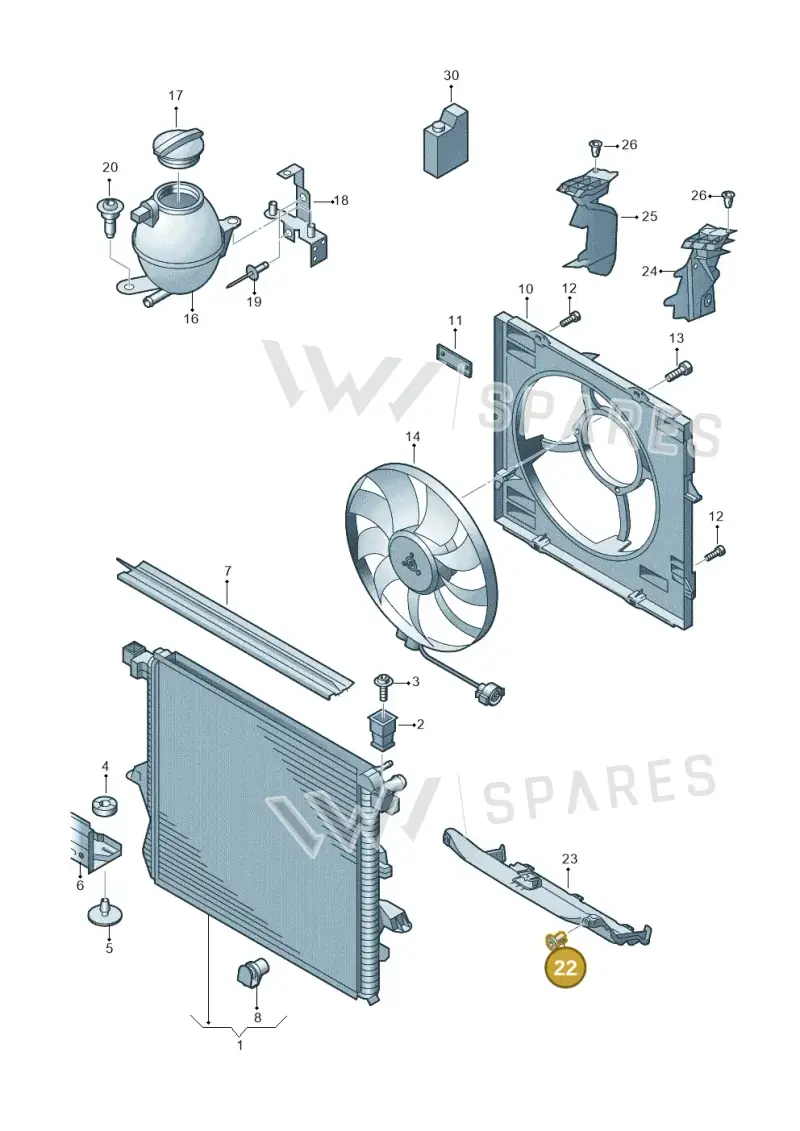 701867299 — Volkswagen Amarok twin cab (2022-) diagram 683121900, position 22