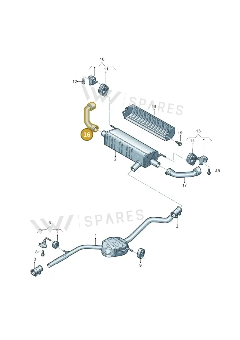 760253682AD — Volkswagen Touareg (2017-2023) diagram 439253110, position 16
