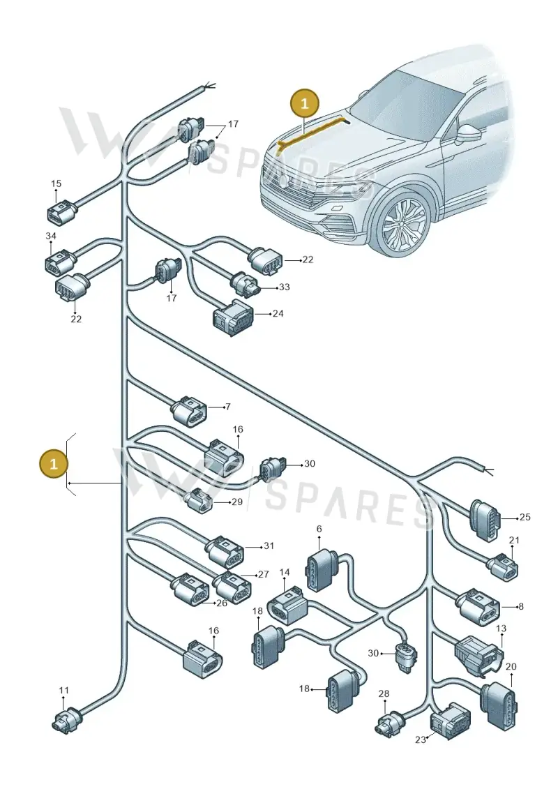 760971071L — Volkswagen Touareg (2017-2025) diagram 439971060, position 1