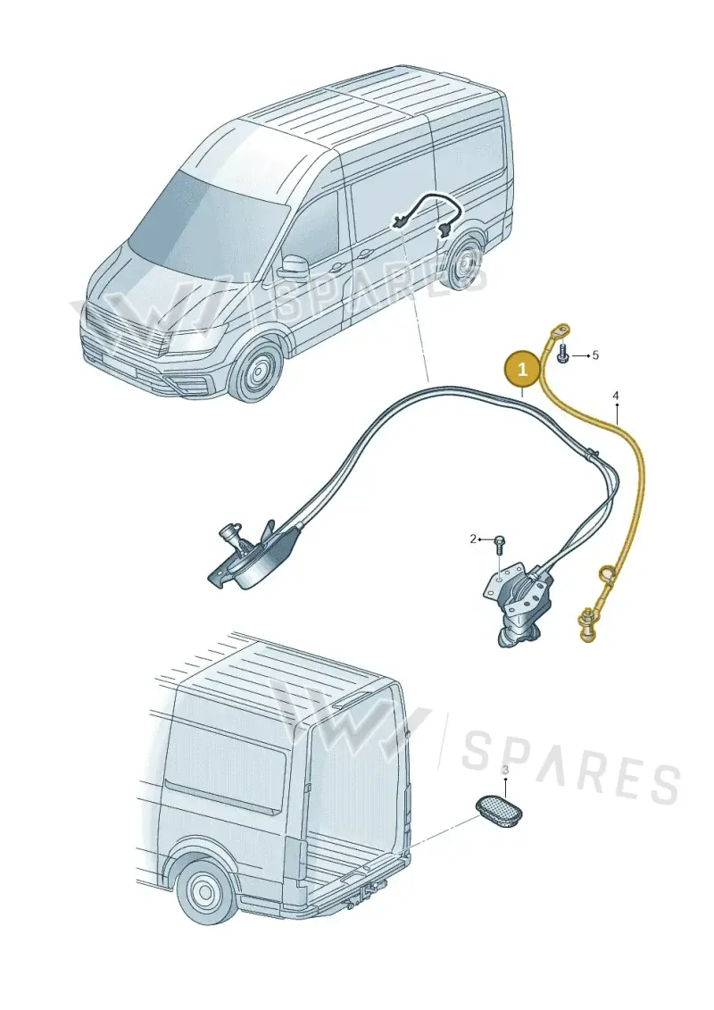 7C0803660BG — Volkswagen MAN TGE 55 (2016-2021) diagram 806801600, position 1