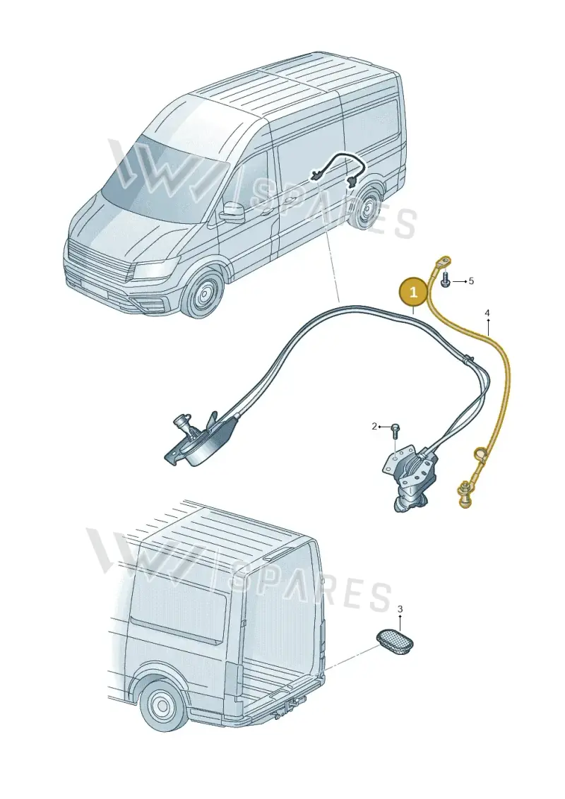 7C0803660BH — Volkswagen MAN TGE 55 (2016-2021) diagram 806801600, position 1