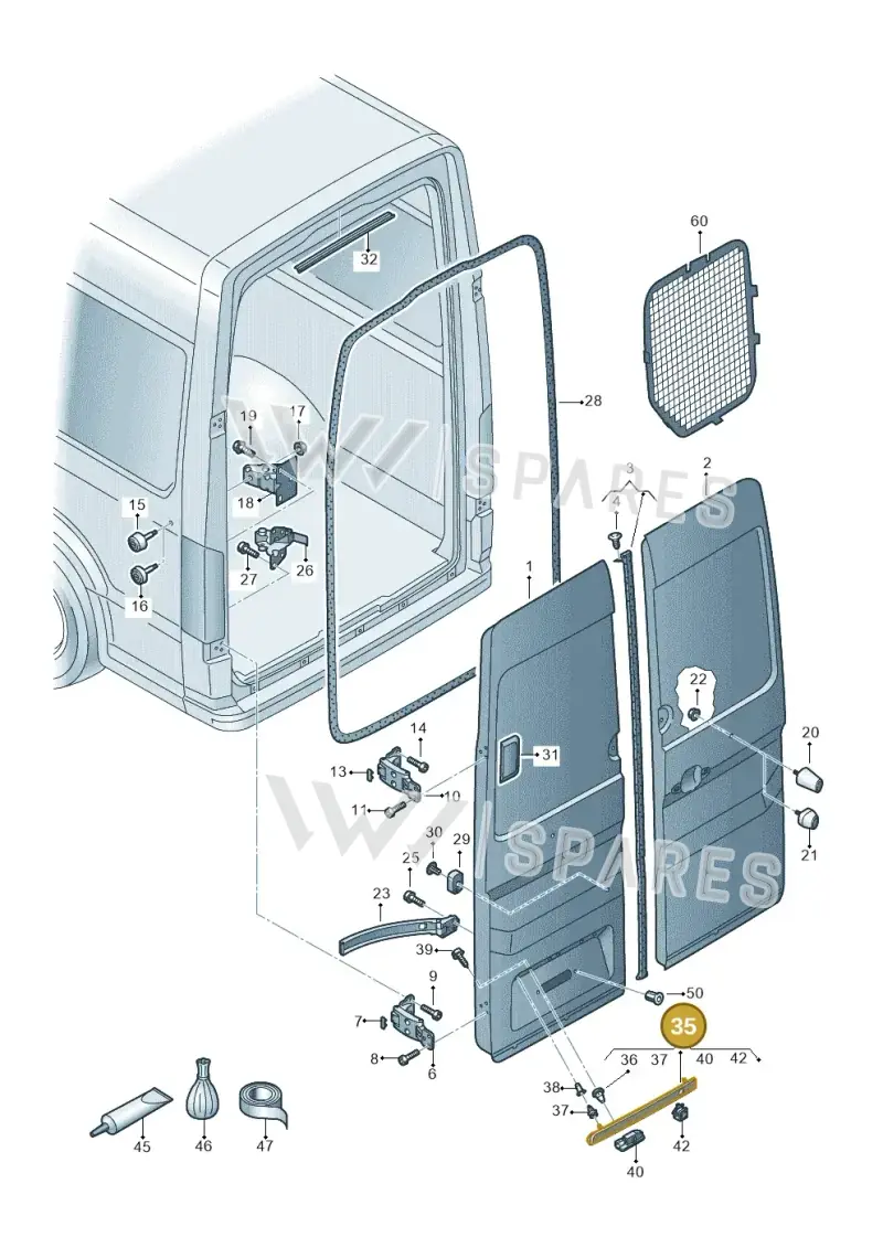 7C0827329C9B9 — Volkswagen E-Crafter 35 (2018-2024) diagram 806827500, position 35
